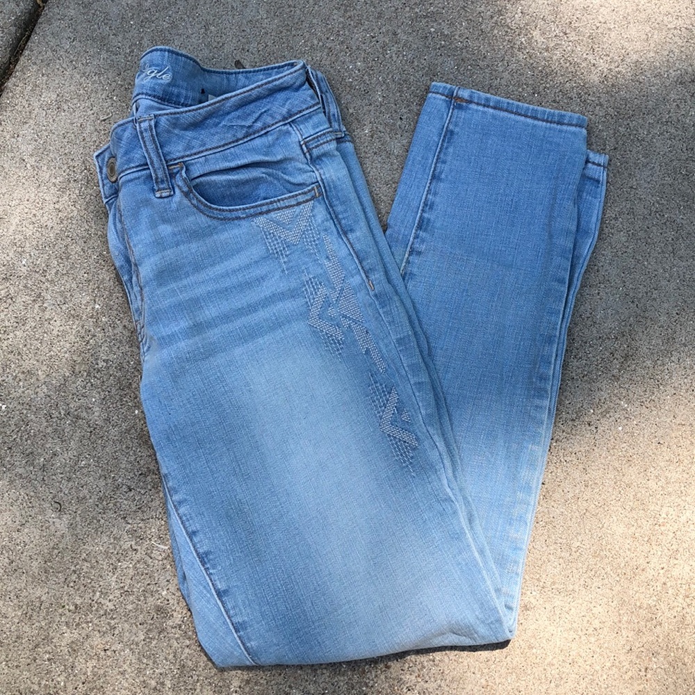 American Eagle Jeans with Design